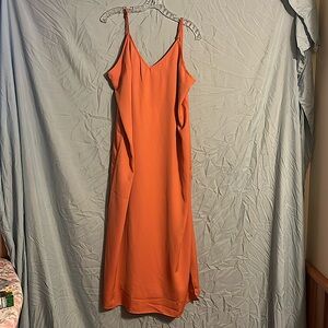 NWT A New Day spaghetti strapSlip Dress with slits Size xxl